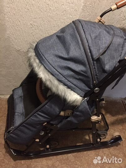 Детские санки коляска