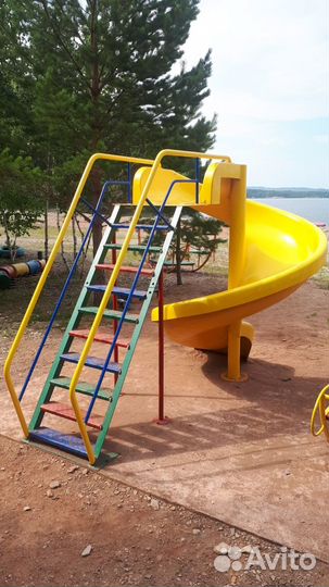 Скат винтовой горка