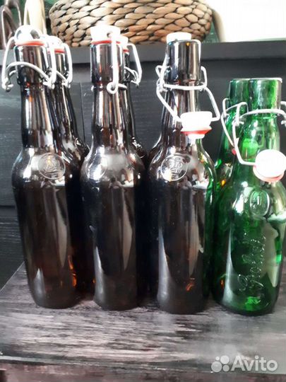 Бутылки 4л./Бутылки с бугельной пробкой, 10 шт