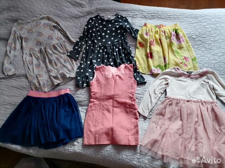 Вещи пакетом на девочку 116-122р