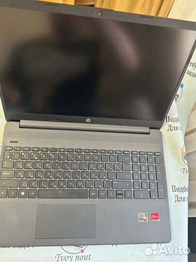 Супер тонкий HP 15S, 2022год ryzen 3 5300/8gb/256