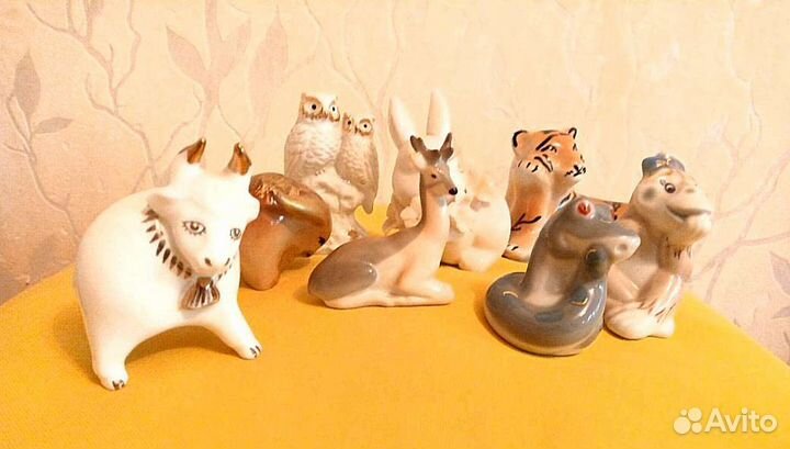 Статуэтки фарфоровые. Животные