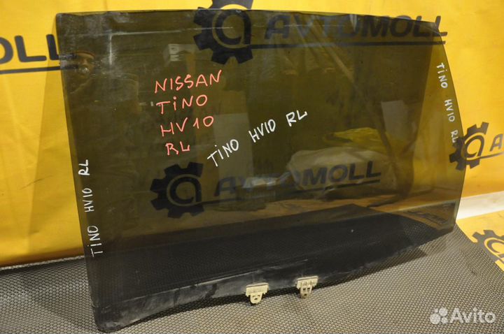 Стекло двери заднее левое nissan tino HV10