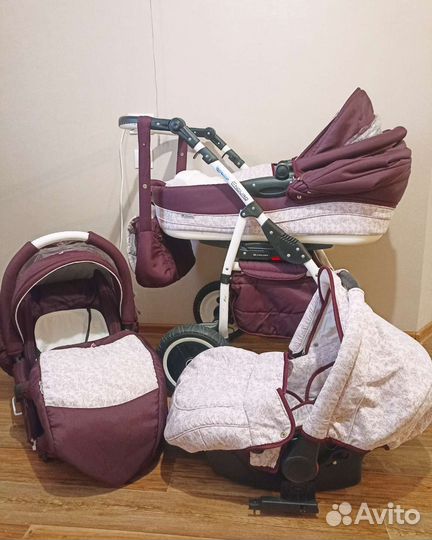 Коляска 3 в 1 Adamex