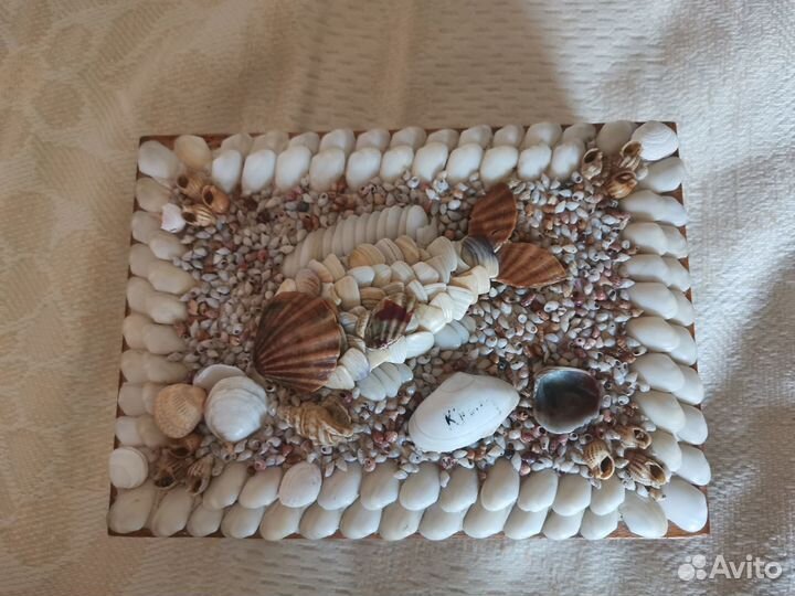 Шкатулка из ракушек СССР