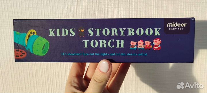 Мини проектор фонарик 