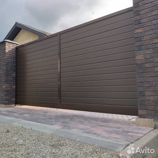 Откатные ворота дорхан монтаж до 72 ч