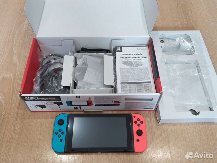 Nintendo switch rev2 прошитая с чипом