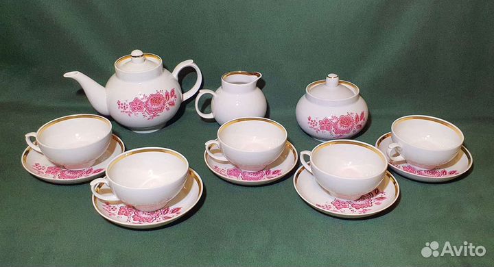 Сервиз чайный. Дулёво СССР