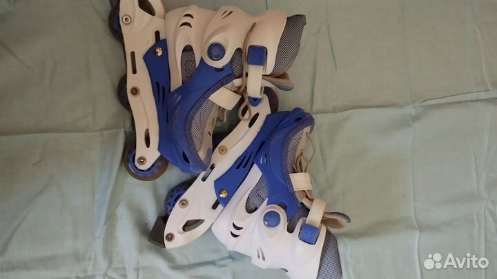 Коньки детские раздвижные 30-33р
