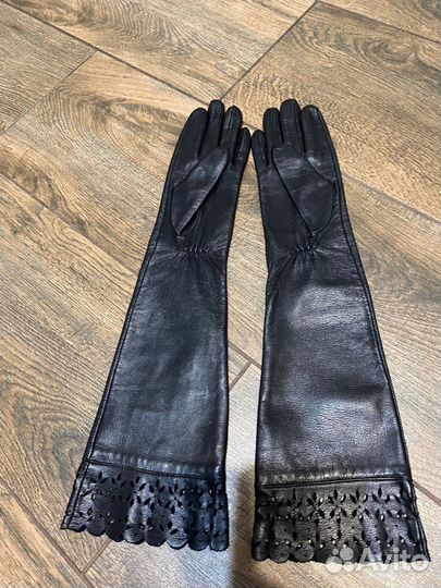 Перчатки кожаные новые