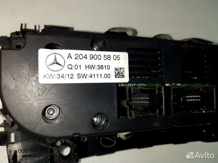 Блок климат контроля Мерседес GLK A2049005805