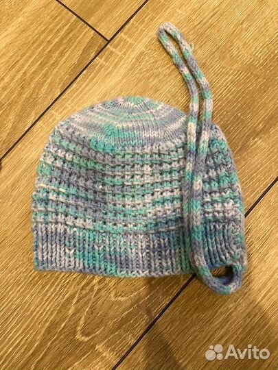Шапка, носки, варежки вязаные новые