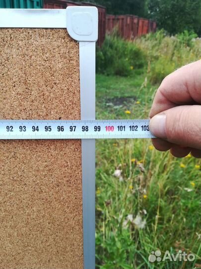 Доска пробковая. Размер 150х100