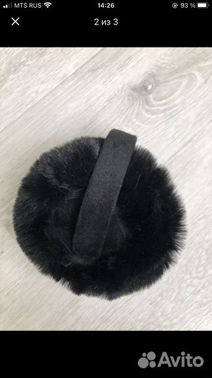 Меховые наушники