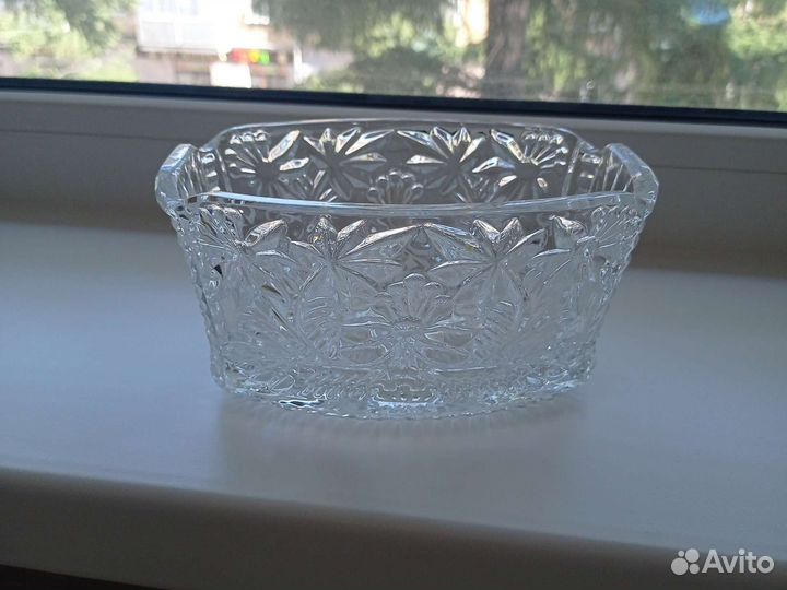 Салатник хрустальный СССР