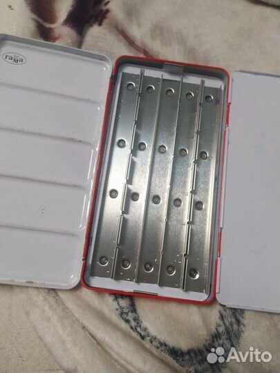 Пенал для акварели металический