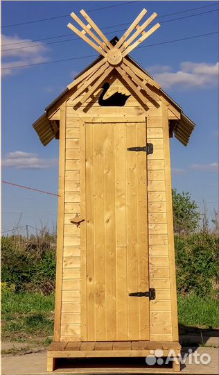 Дачный туалет деревянный BAG337