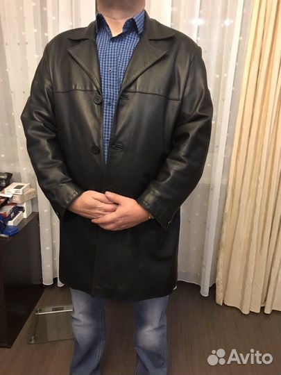 Кожаный плащ