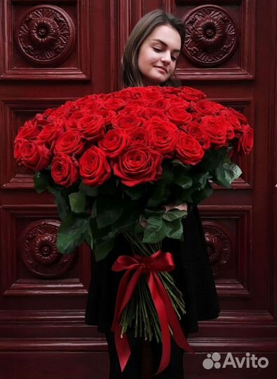 Высокие розы Гигантские розы Доставка цветов