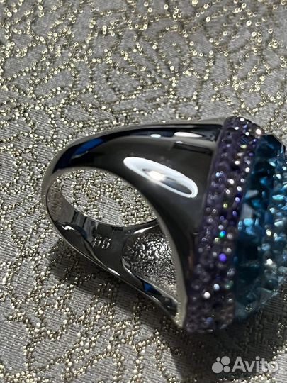 Коктейльное кольцо Swarovski Exotic