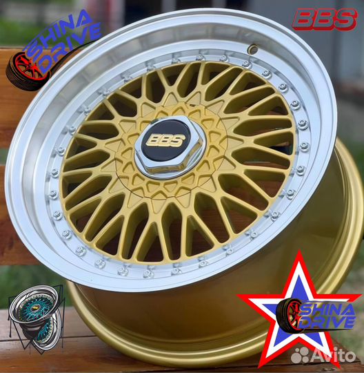 Диски BBS RS R16 4x100 Gold Lip