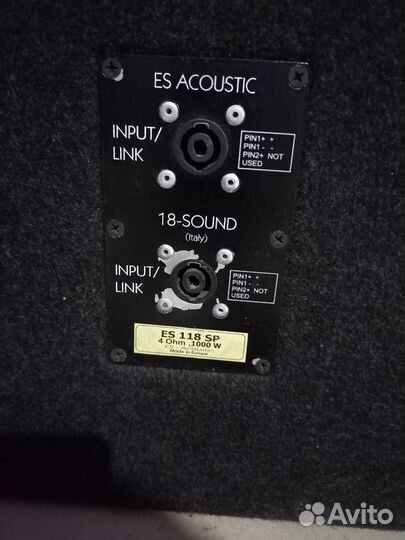 Профессиональные сабвуферы по 1000вт