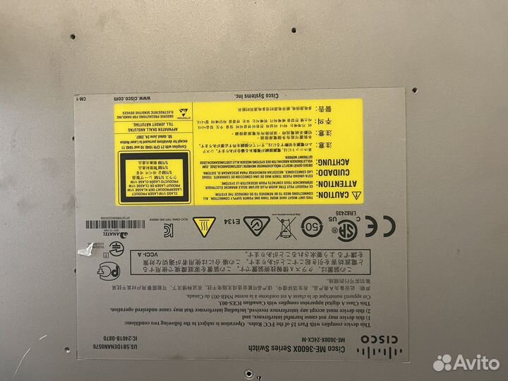 Коммутатор cisco ME-3600X-24CX-M