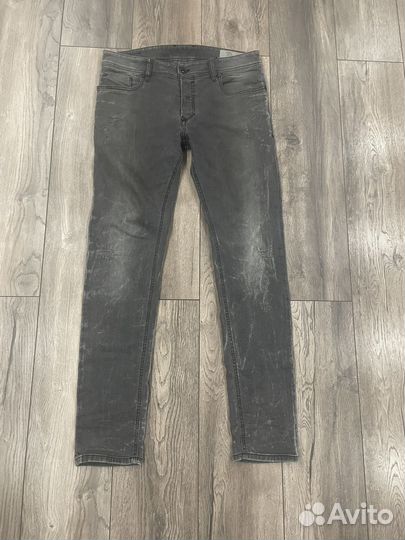 Мужские рванные джинсы diesel 32 34 slim fit