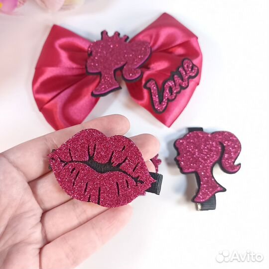 Бант и заколки для волос