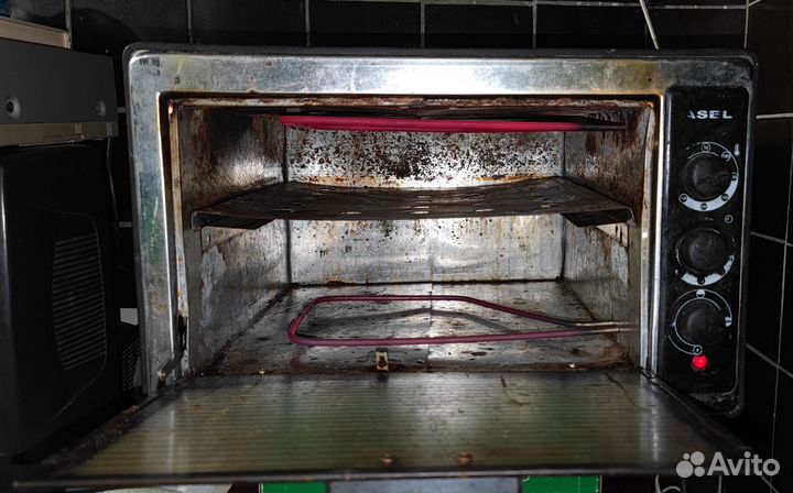Электродуховка Asel Рабочая Турция Два тэн Духовка