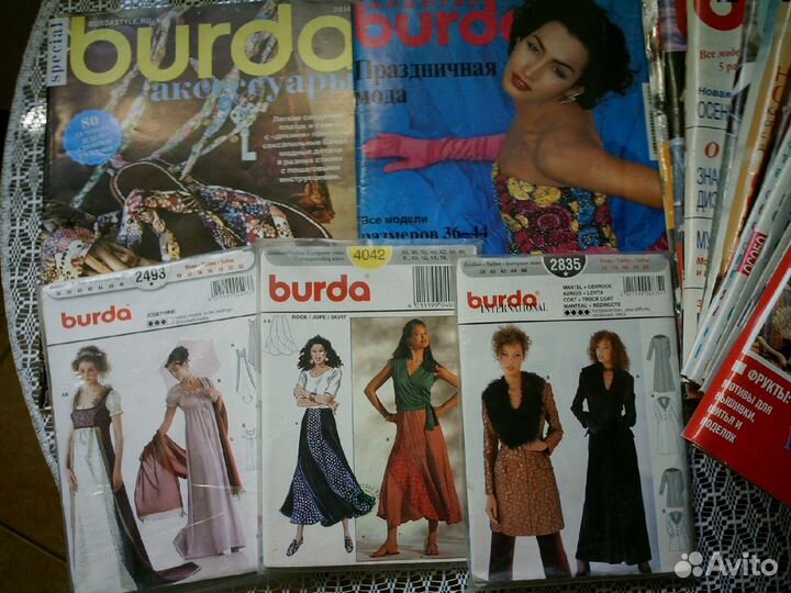 Журналы Бурда 1988 – 2010 и «Шитье из лоскутков»