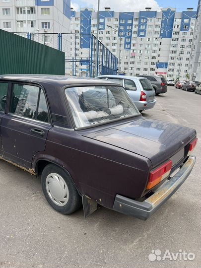 ВАЗ 2107 1.5 МТ, 2009, битый, 96 000 км