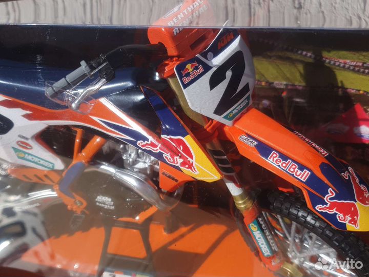 Модель мотоцикла ктм, 1:6