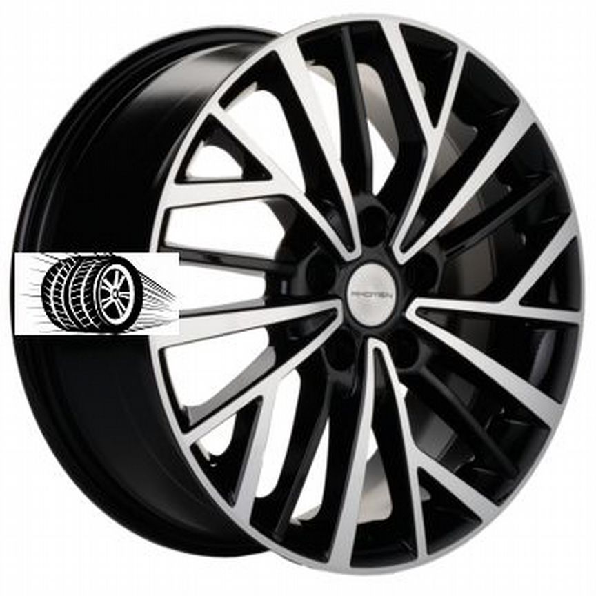 Литые диски Khomen Wheels 7×R17 5×112