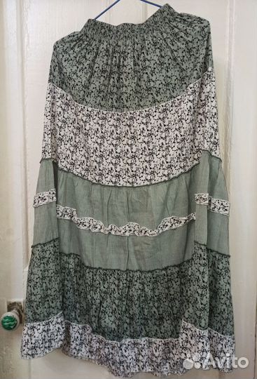 Юбка бохо макси