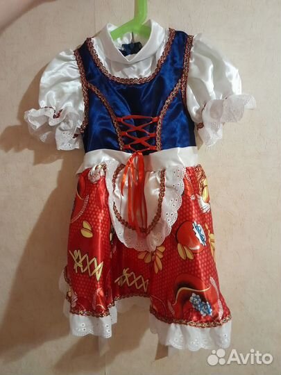 Костюм карнавальный детский Красная шапочка