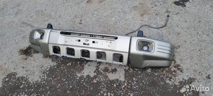 Передний бампер паджеро 2 рестайл