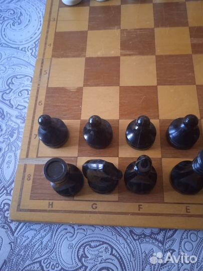 Шахматы карболитовые СССР 45*45