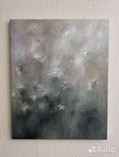 Интерьерная картина маслом абстракция