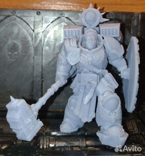 Сталин киборг космодесантник Warhammer 4000