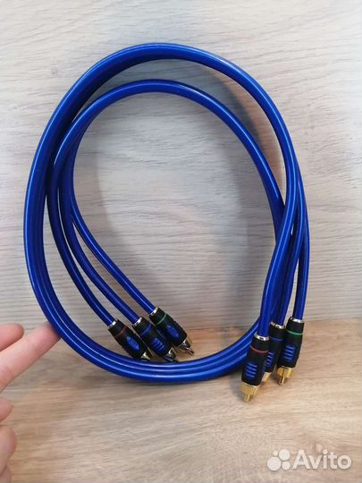 Видео кабель коаксиальный тройной тюльпан ixos 75