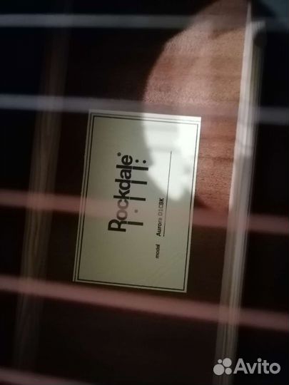 Акустическая гитара Rockdale aurora d1cbk с чехлом