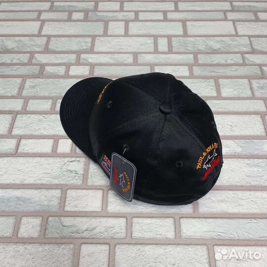 Бейсболка чёрная хлопок Paul shark