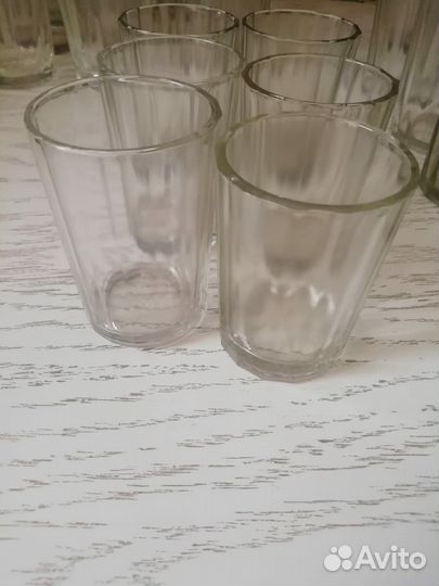 Стаканы граненые СССР новые