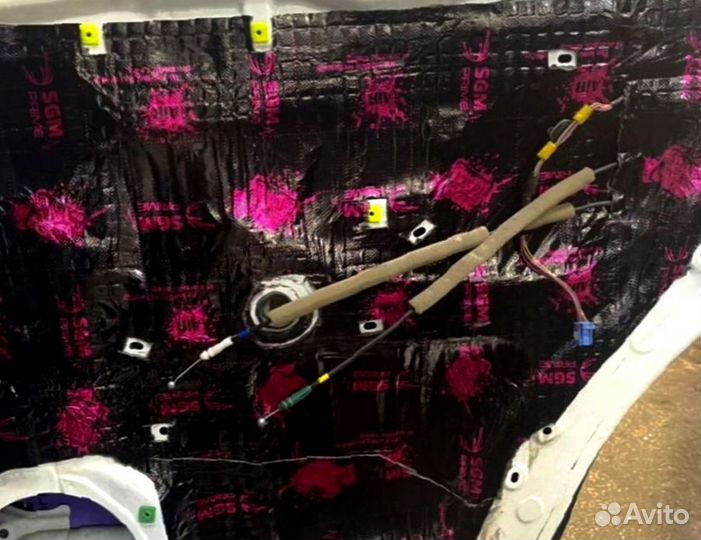 Шумоизоляция дверей эконом (седан)