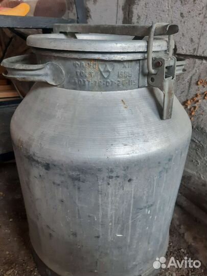Бидон алюминиевый СССР