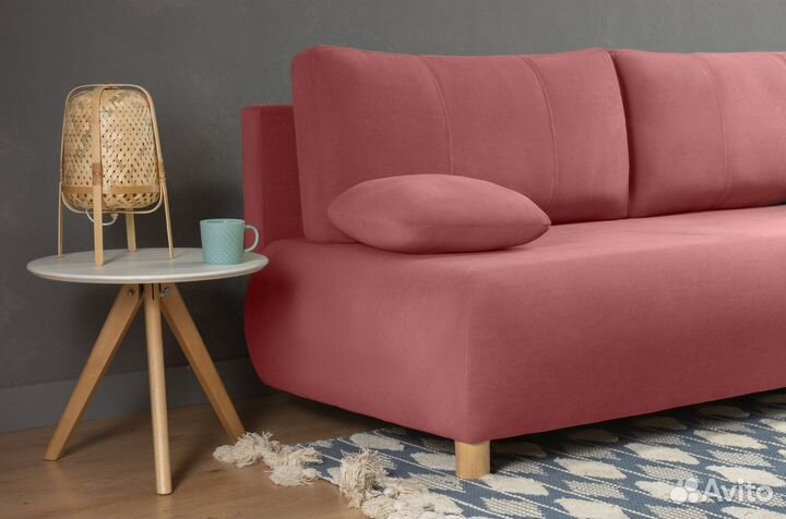 Прямой диван Рейли Velvet Coral