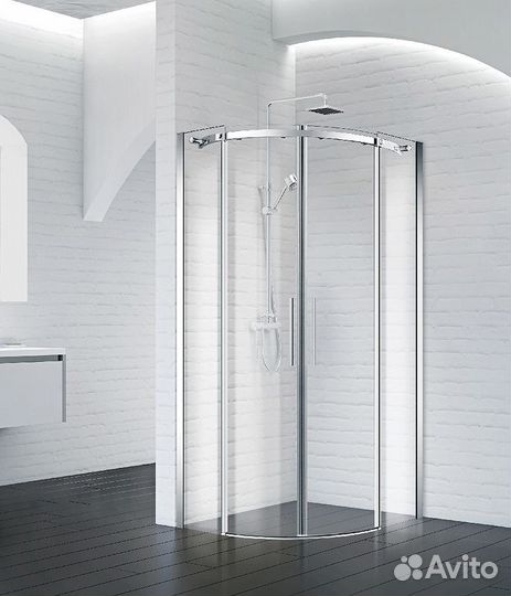 Душ. уголок BelBagno 90cm Хром acqua-r-2-90-c-cr