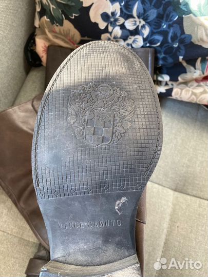 Кожаные демисезонные сапоги Vince Camuto 40